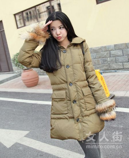 羽絨服顯瘦穿搭術(shù) 跟臃腫說不